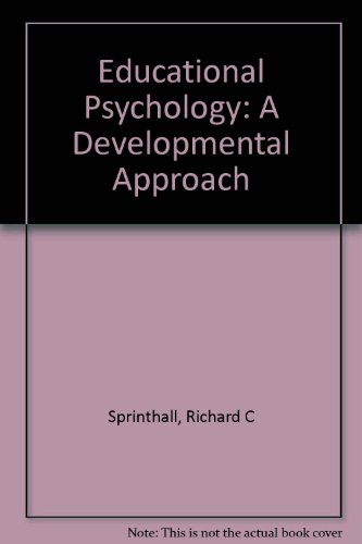 Book Educational Psychology: A Developmental Approach free