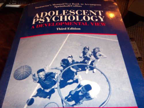 Book Adolescent Physchology: A Developmental View free