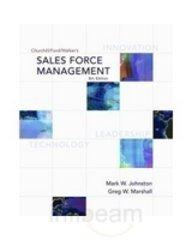 Book Churchill/Ford/Walker's Sales Force Management, 8th Edition free