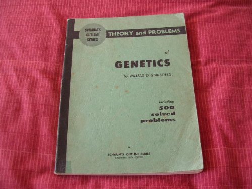 Book Schaum's Outline Of Theory And Problems Of Genetics free