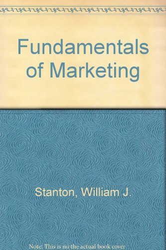 Book Fundamentals Of Marketing free
