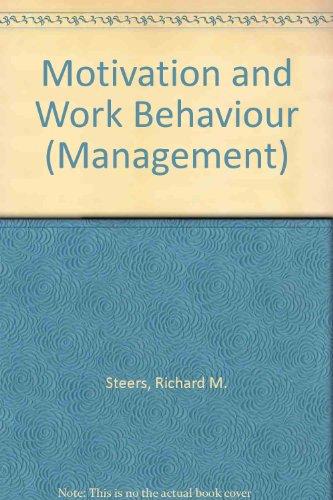 Book Motivation and work behavior (McGraw-Hill series in management) free