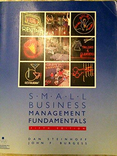 Book Small Business Management Fundamentals (MCGRAW HILL SERIES IN MANAGEMENT) free