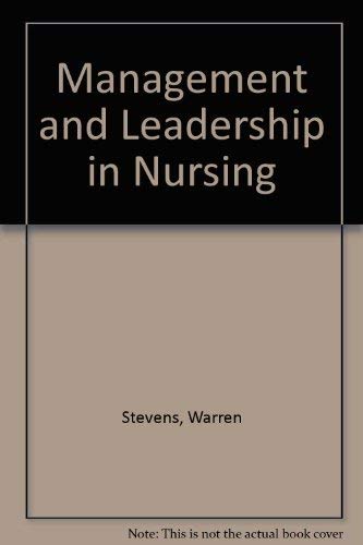 Book Management and Leadership in Nursing free