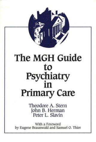 Book The MGH Guide to Psychiatry in Primary Care free