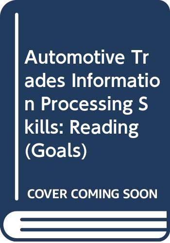 Book Automotive Trades Information Processing Skills: Reading (Goals) free