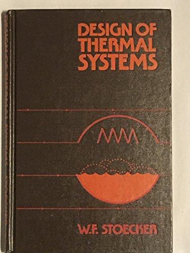 Book Design of Thermal Systems free