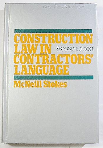 Book Construction Law in Contractor's Language free