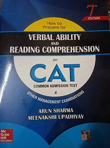 Book How To Prepare For The Verbal Ability & Reading Comprehension For The CAT free