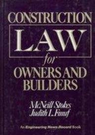 Book Construction Law For Owners And Builders free