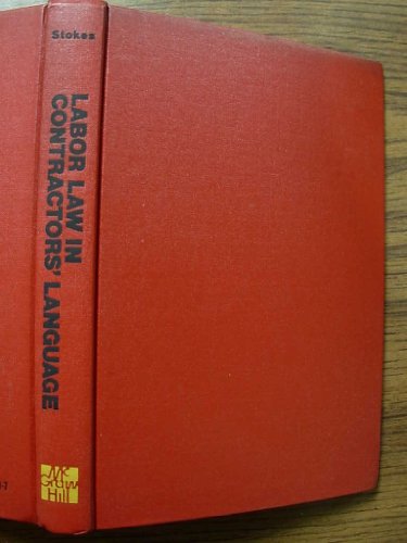 Book Labor Law In Contractor's Language free