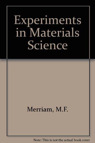 Book Experiments in materials science (McGraw-Hill series in materials science and engineering) free