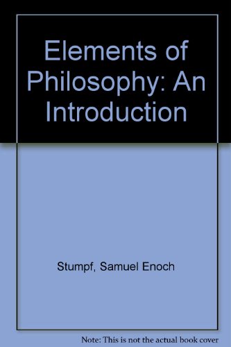 Book Elements of Philosophy: An Introduction free