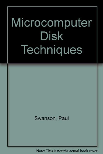 Book Microcomputer Disk Technique free