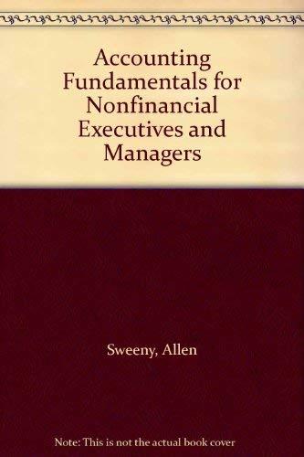 Book Accounting Fundamentals For Nonfinancial Executives And Managers free