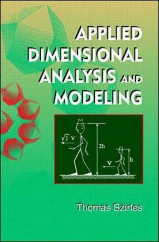 Book Applied Dimensional Analysis and Modeling free
