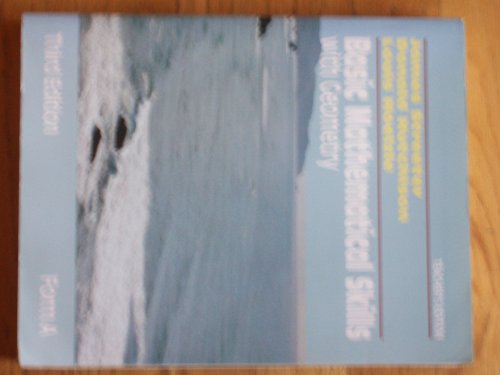 Book Basic Mathematical Skills With Geometry: Form A /teacher's Edition free