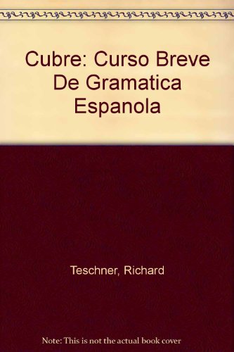 Book Cubre: Curso Breve De Gramatica Espanola (spanish Edition) free