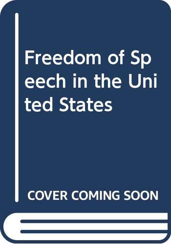 Book Freedom of Speech in the United States free