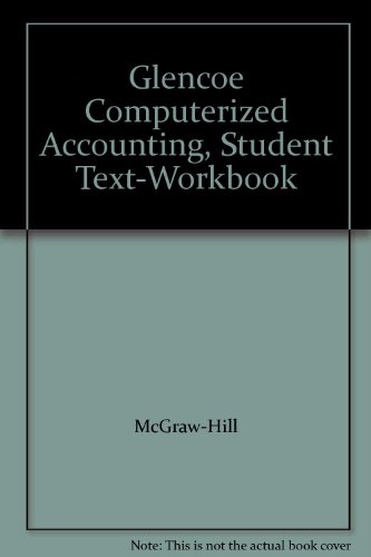 Book Glencoe Computerized Accounting, Student Text-workbook free