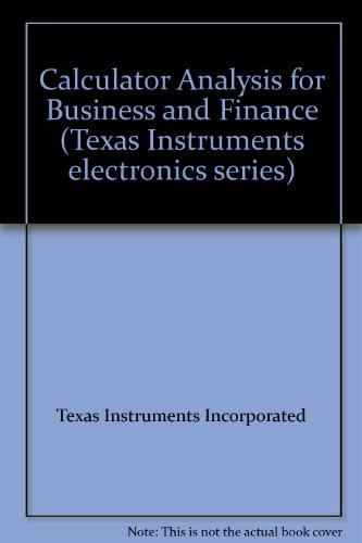 Book Calculator Analysis For Business And Finance free