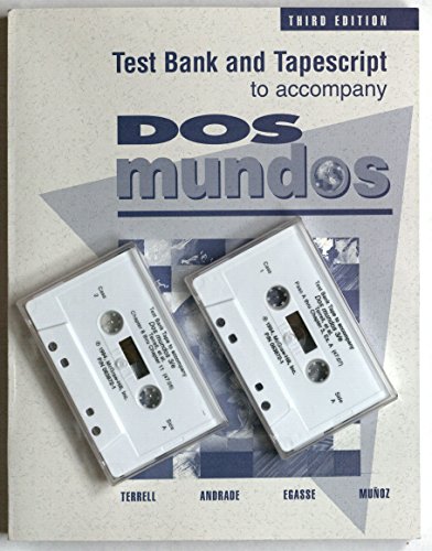 Book Test Bank and Tapescript to Accompany Dos Mundos 3rd Edition free