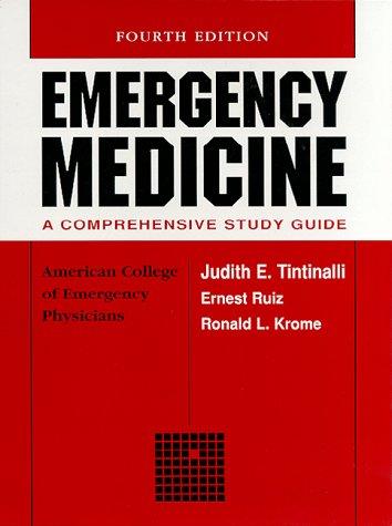 Book Emergency Medicine: A Comprehensive Study Guide free