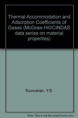 Book Thermal Accommodation and Adsorption Coefficients of Gases (Schaum's Outlines) free
