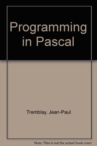 Book Programming In Pascal free