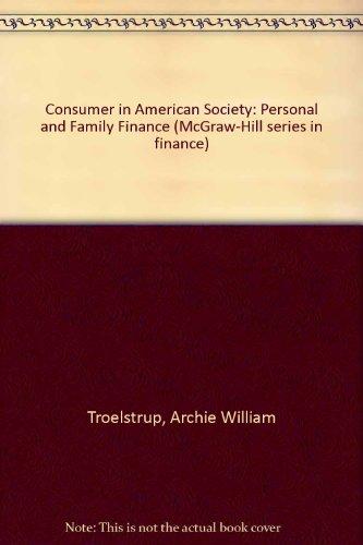 Book The Consumer In American Society: Personal And Family Finance (mcgraw-hill Series In Finance) free