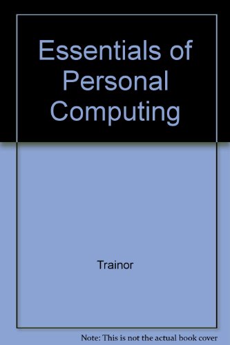 Book Essentials of Personal Computing free