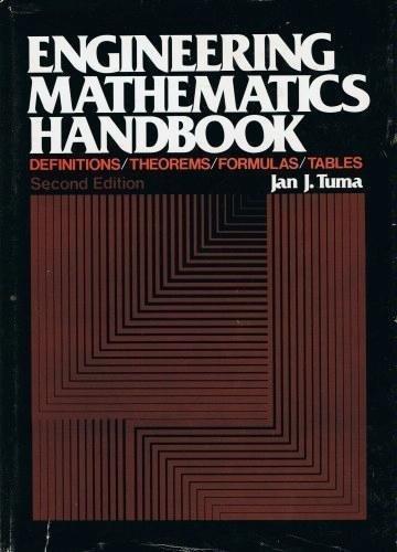 Book Engineering mathematics handbook: Definitions, theorems, formulas, tables free