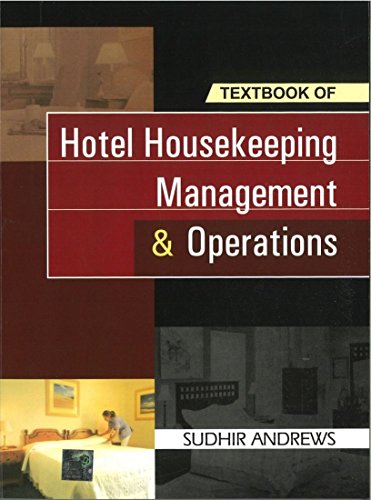 Book Textbook of Housekeeping Management and Operations free