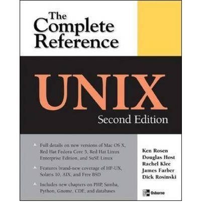 Book UNIX: The Complete Reference, Second Edition (Complete Reference Series) [Paperback] free