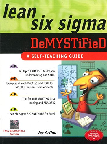 Book Lean Six Sigma Demystified : A Self-Teaching Guide free