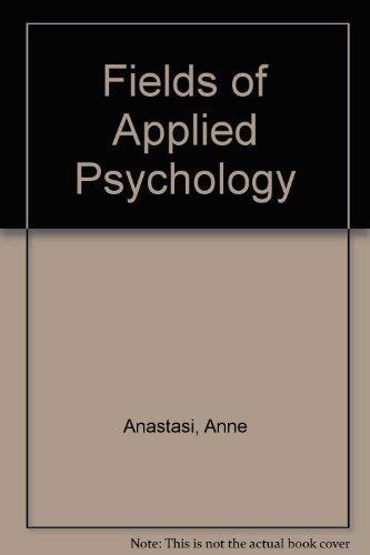 Book Fields of Applied Psychology free
