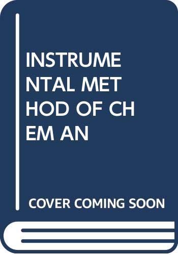 Book Instrumental Methods of Chemical Analysis free