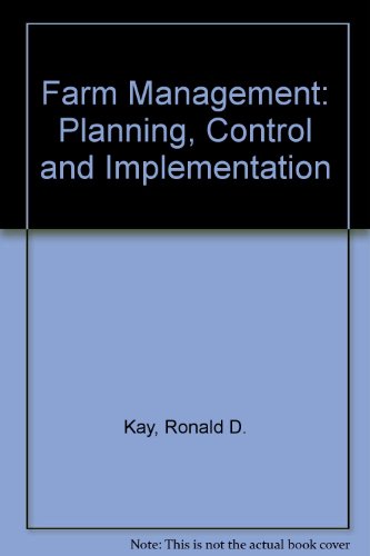 Book Farm Management: Planning, Control And Implementation free