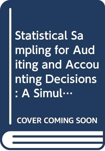Book Statistical Sampling for Auditing and Accounting Decisions: A Simulation free