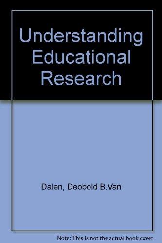 Book Understanding educational research: An introduction free
