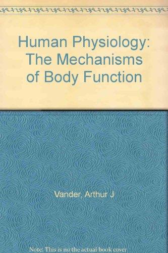 Book Human Physiology: The Mechanisms of Body Function free