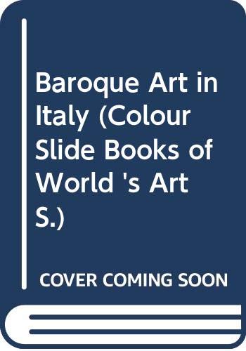 Book Baroque Art In Italy (colour Slide Books Of World 's Art) free