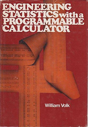 Book Engineering Statistics With a Programmable Calculator free
