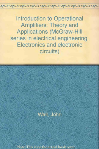 Book Introduction to Operational Amplifier Theory and Applications (McGraw-Hill series in electrical engineering) free