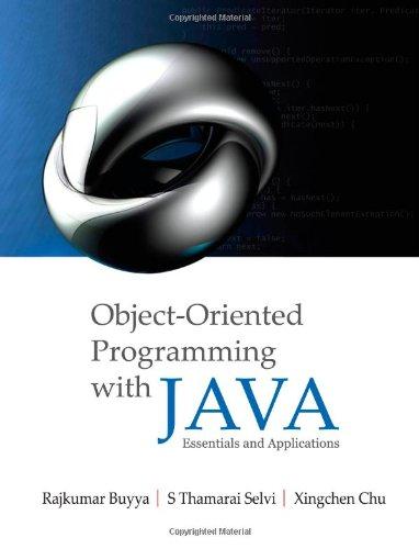 Book Object Oriented Programming with Java: Essentials and Applications free
