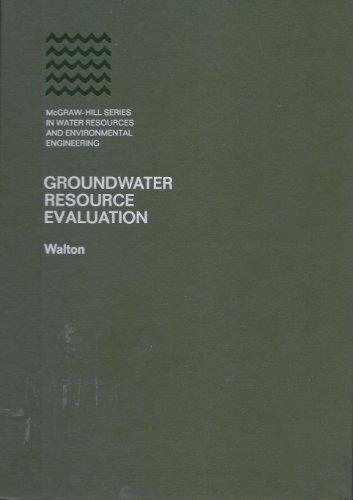 Book Groundwater Resource Evaluation free