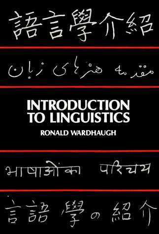 Book Introduction to Linguistics free