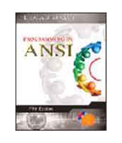 Book Programming in ANSI C free