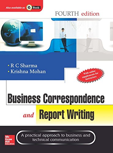 Book Business Correspondence And Report Writing free