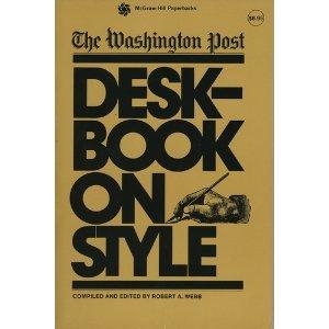 Book The Washington Post Deskbook on Style free